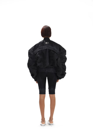 DECONSTRUCTED OVERSIZE BOMBER JACKET